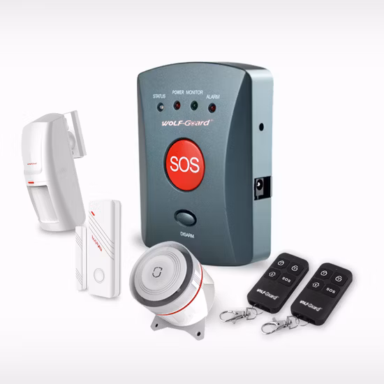 GSM Burglar Emergency Solar Alarm for Saving Power