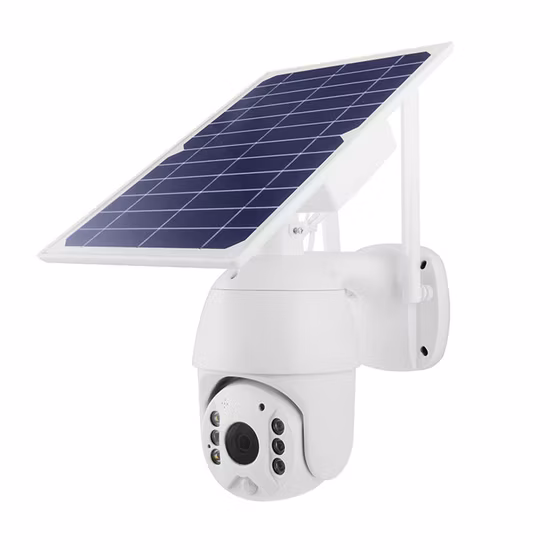 1080P Solar Panel Wireless PTZ Rechargeable Battery Camera Outdoor Surveillance Security Battery WiFi CCTV Camera