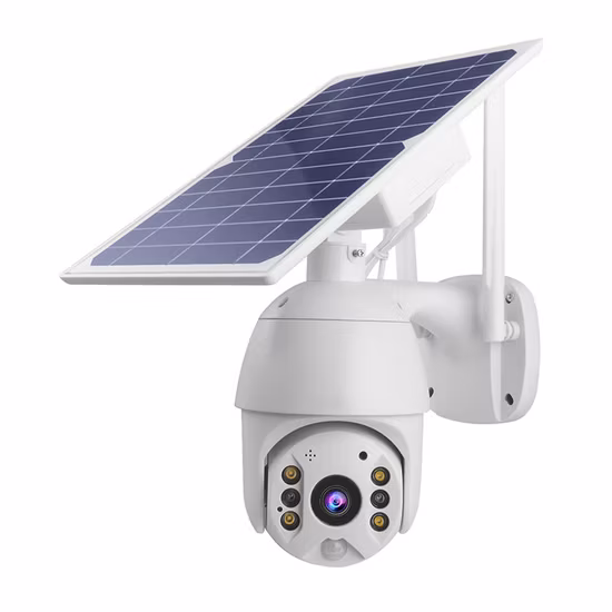 1080P Solar Panel Wireless PTZ Rechargeable Battery Camera Outdoor Surveillance Security Battery WiFi CCTV Camera